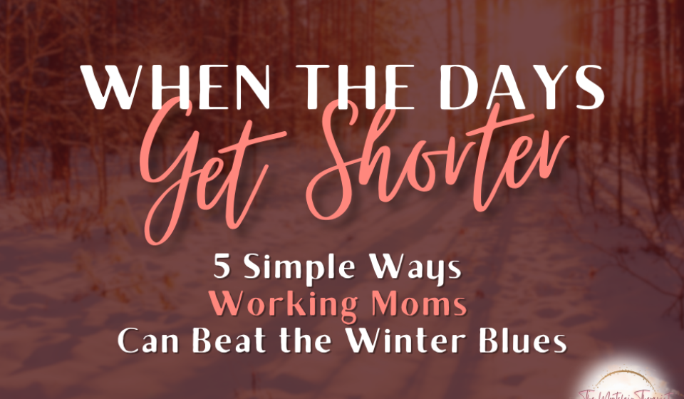 The Montclair Therapist - When the Days Get Shorter