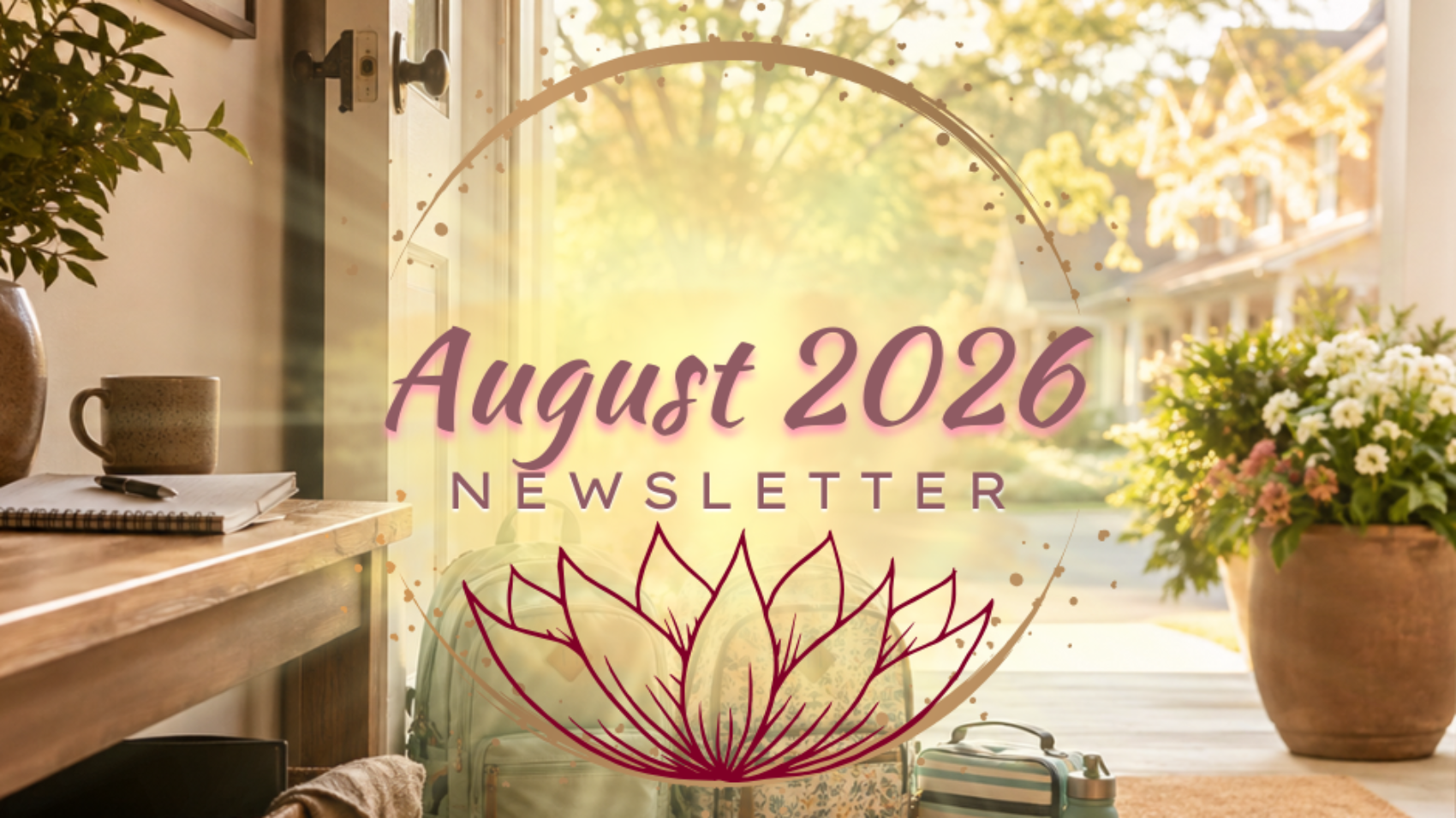 August 2026 - The Montclair Therapist Newsletter Cover Photo