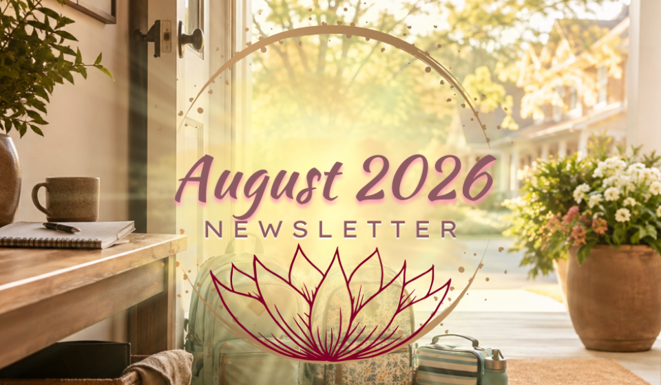 August 2026 - The Montclair Therapist Newsletter Cover Photo